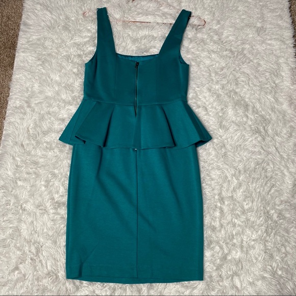 alice and olivia turquoise dress